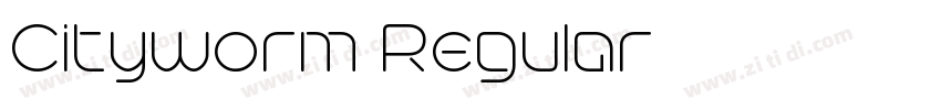 Cityworm Regular字体转换 Cityworm Regular字体转换